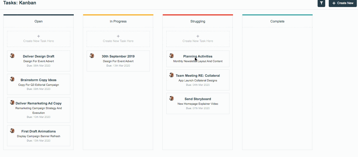 Project.co kanban
