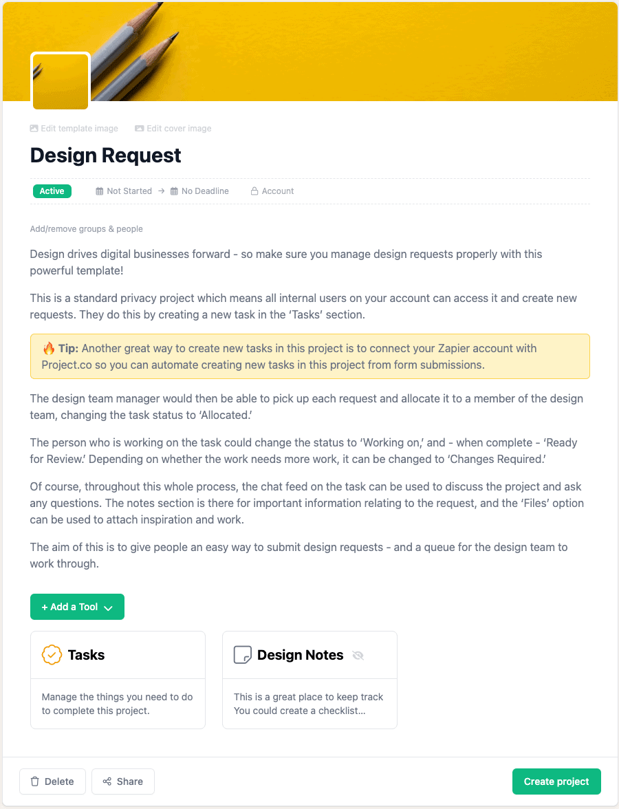 design request