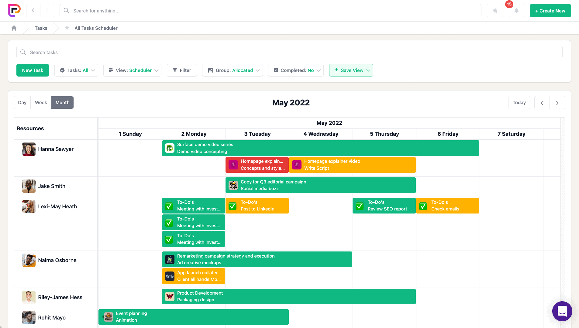 Project.co tasks