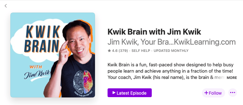 Kwik Brain with Jim Kwik