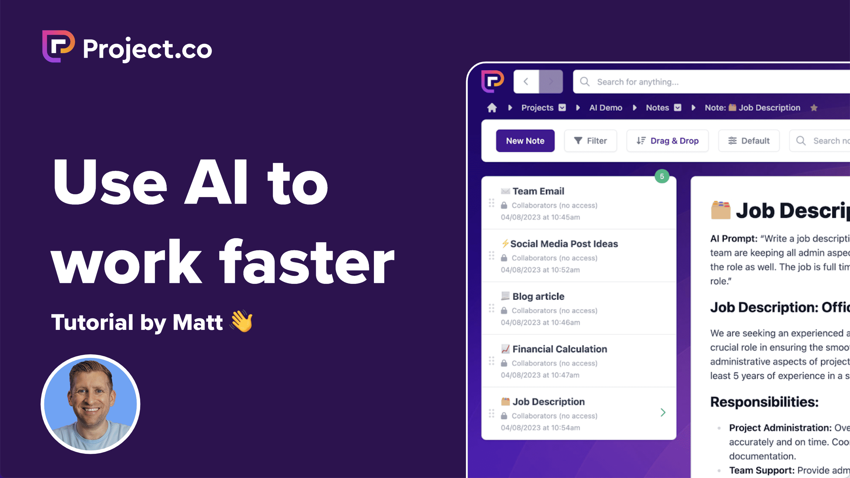 Use AI to work faster