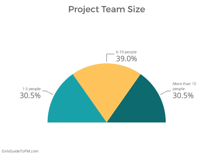 Project team size chart