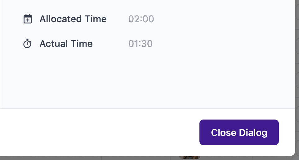 Project.co allocated time